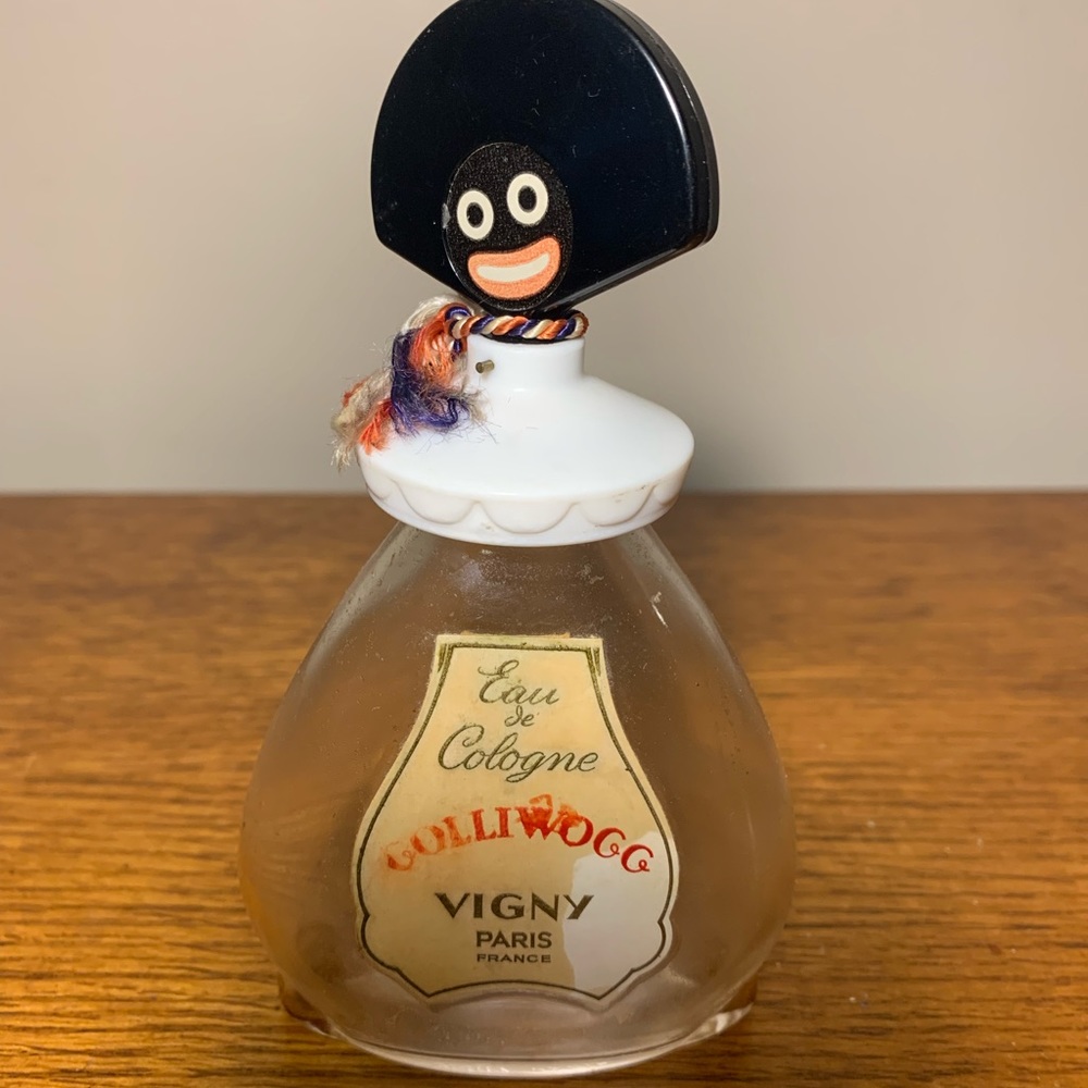 VINTAGE BLACK AMERICANA COLLECTIBLE VIGNY PERFUME BOTTLE